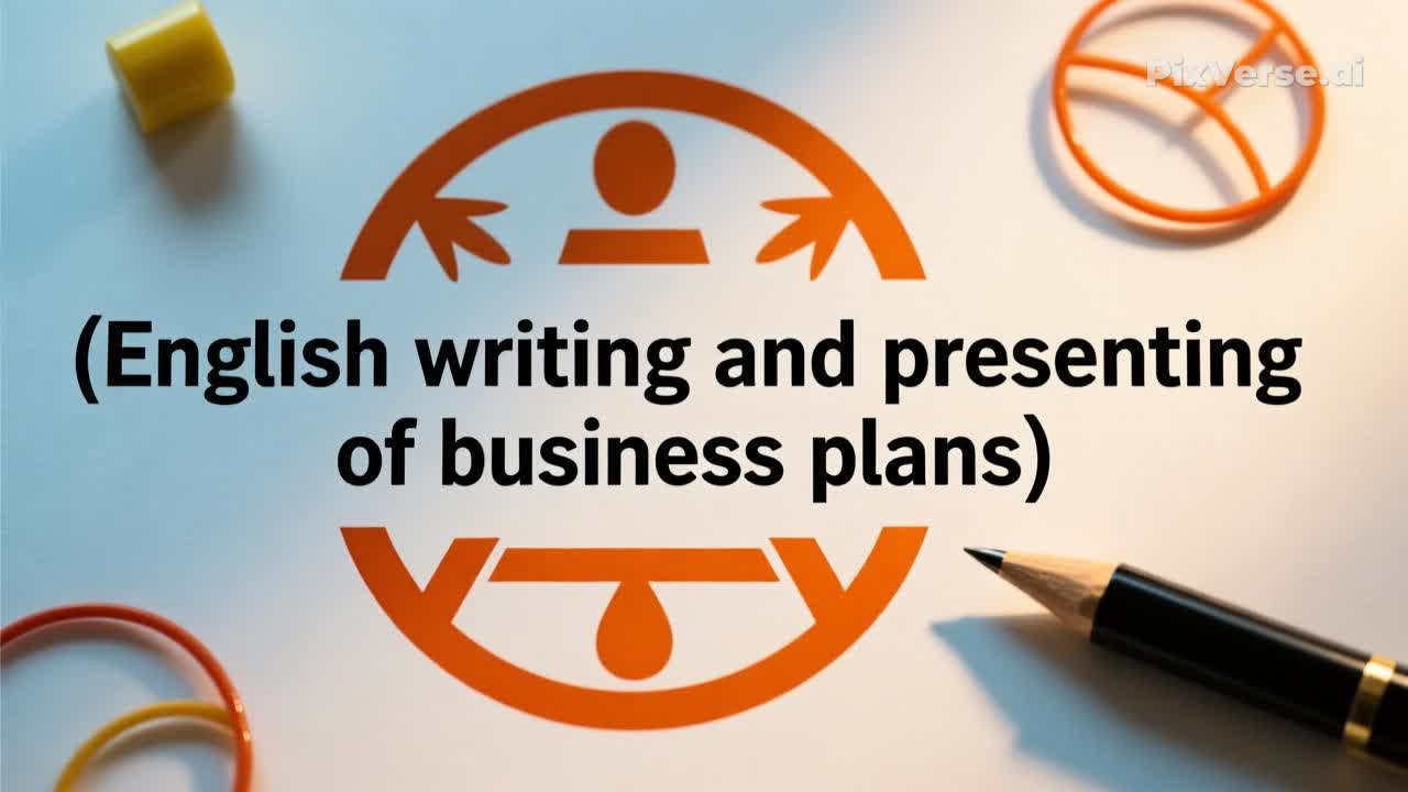 English writing and presenting of business plans